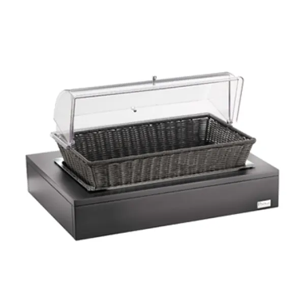 Buffet cesta pane con coperchioupola wengÈ+wengÈ
