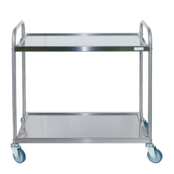 Carrello com.2/p INOX 103x52h93