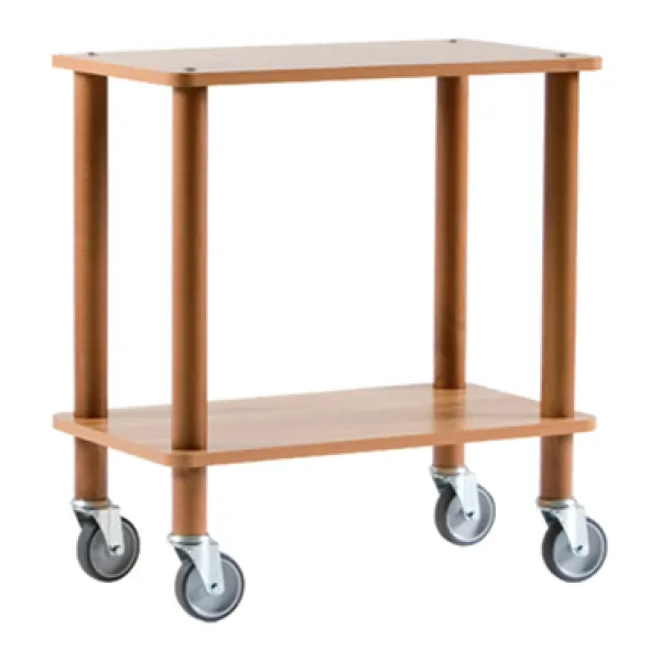 Carrello gueridon 2/p 40x70h78