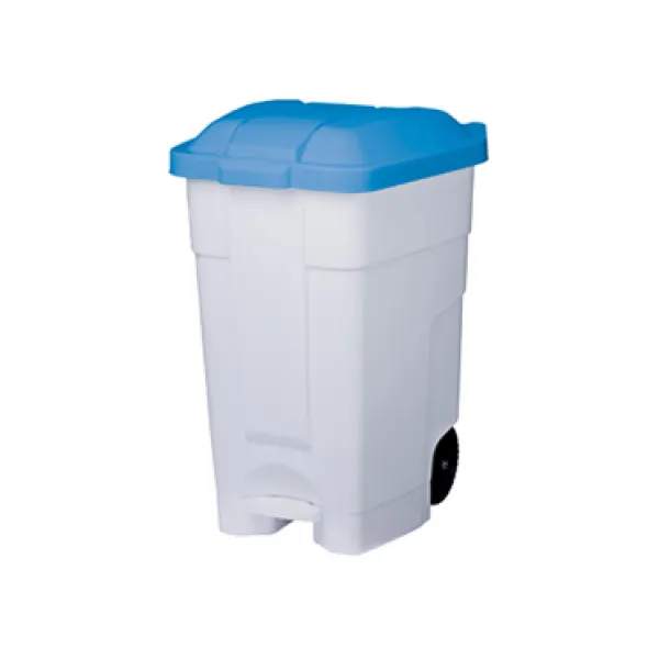 Bidone com.plas.lt.70 con piattino blu'