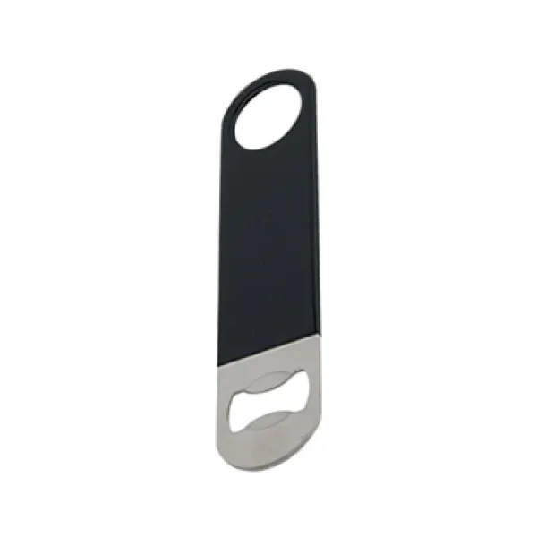 Apribottiglie nero vinile