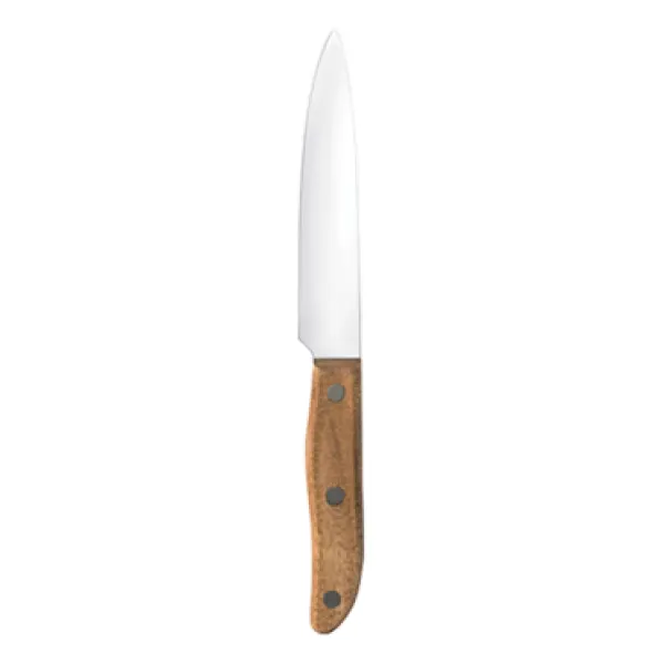 Coltello carne INOX kobe m/legno