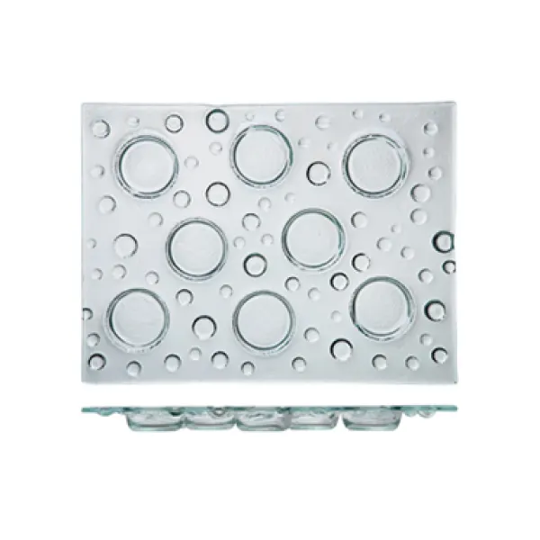 Bubble antipastiera rettangolare