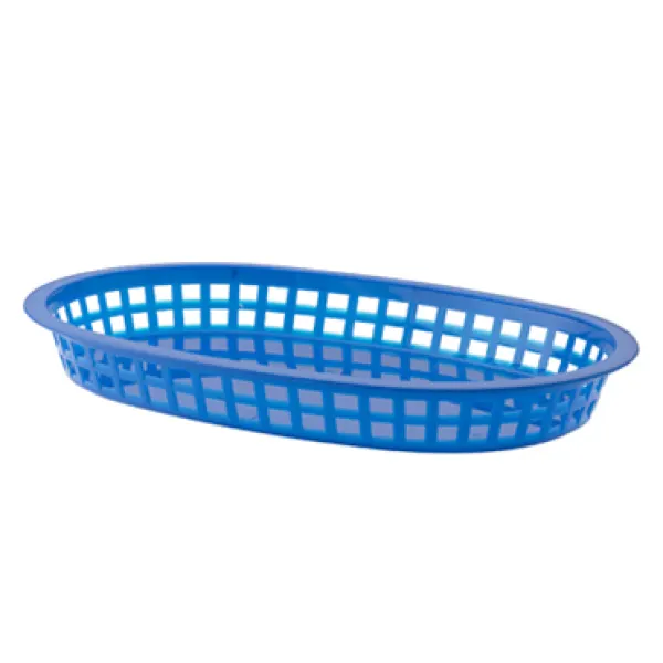 Cestino plast.blu 27x18,5h3,5