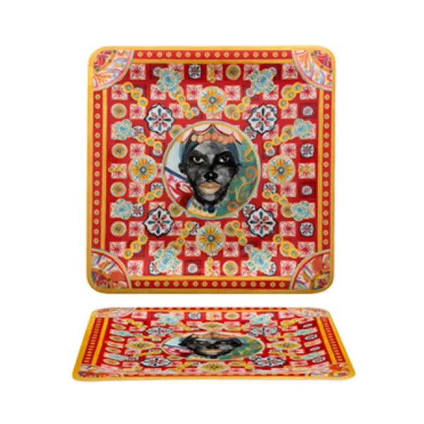 Caltagirone vass.quadro melamina 36x36