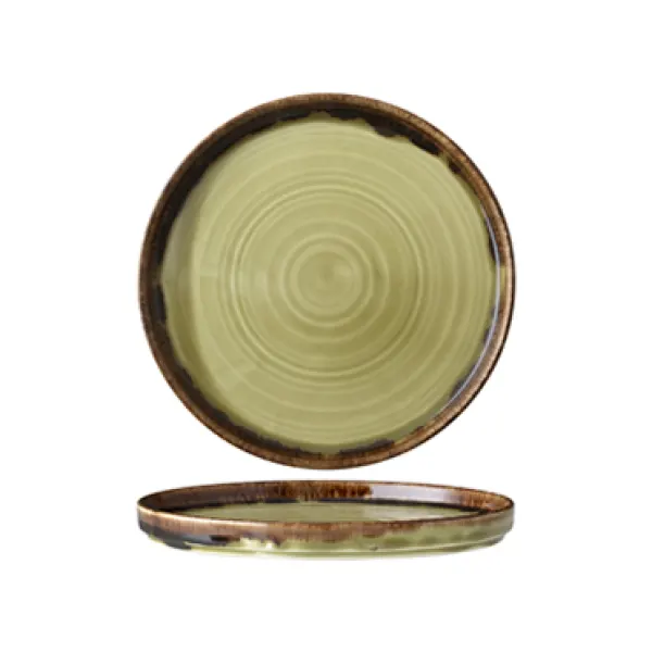 Dudson harvest green piatto piano impilabile 21