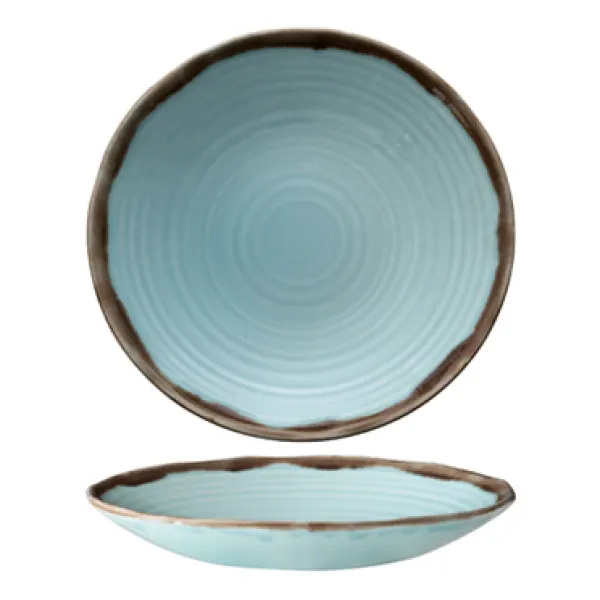 Dudson harvest turchese piatto fondo 27,9