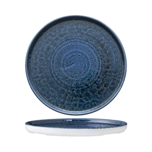 Ch.stone plume blu piatto piano impilabile 26