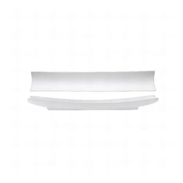 Vassoio rettangolare bianco opaco 35,5x5,8 h3,6