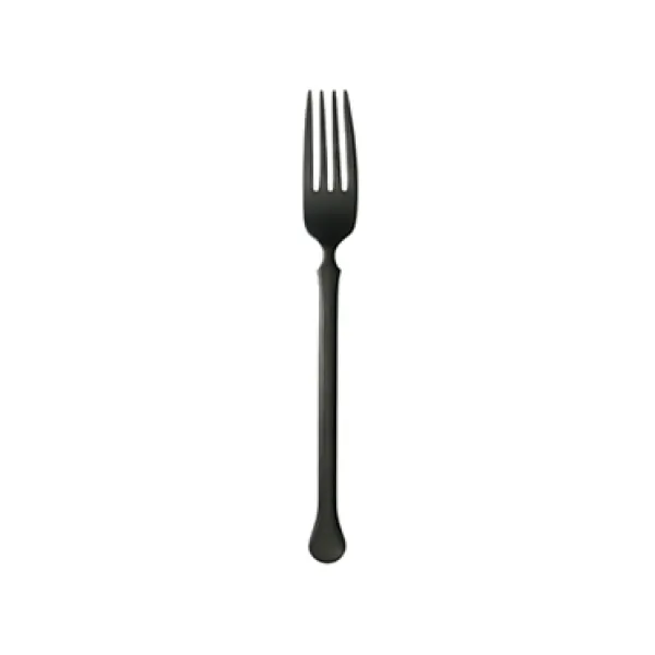 Kiev pvd nero invecch.forchetta tavola INOX 18/10