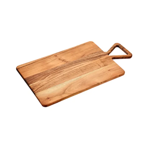 Tagliere acacia con manico cm42x23 h1,7