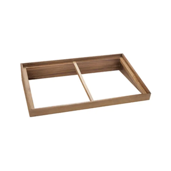 Buffet acacia alzata incl.per cassetta gn1/1 h11