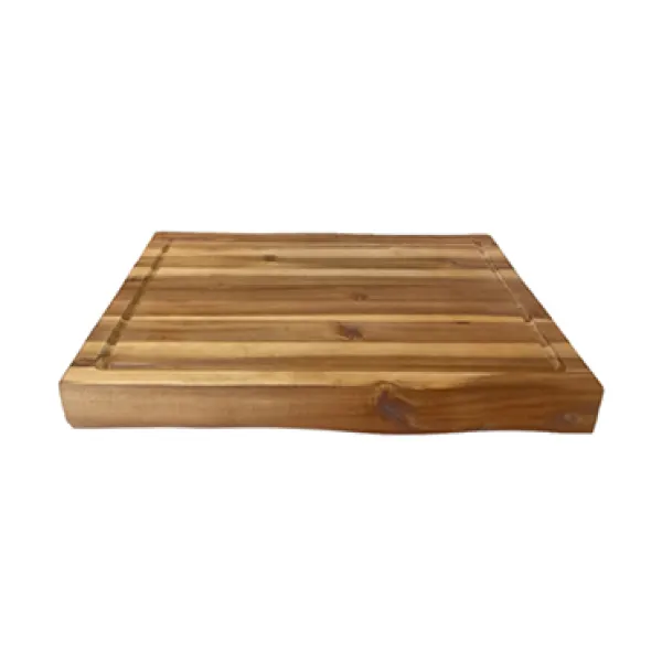 Tagliere acacia con piattino cm48x36,5 h7