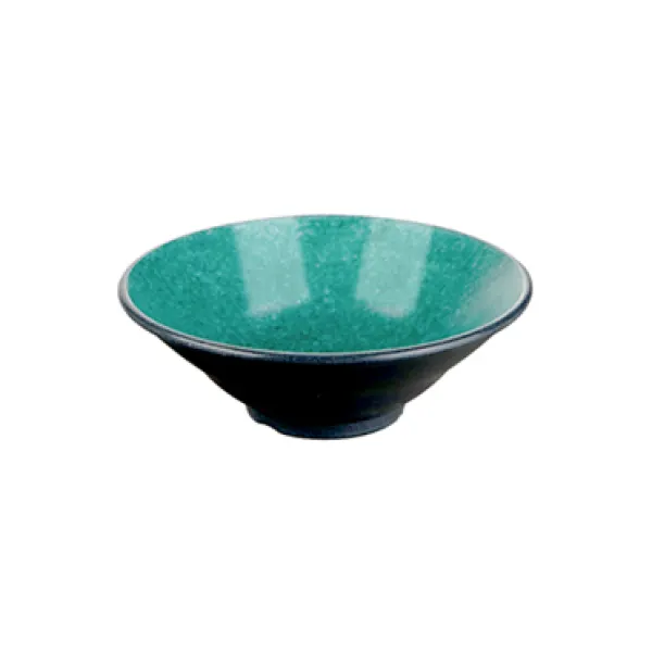 Two tone green coppa conica cm21,5 h7,2