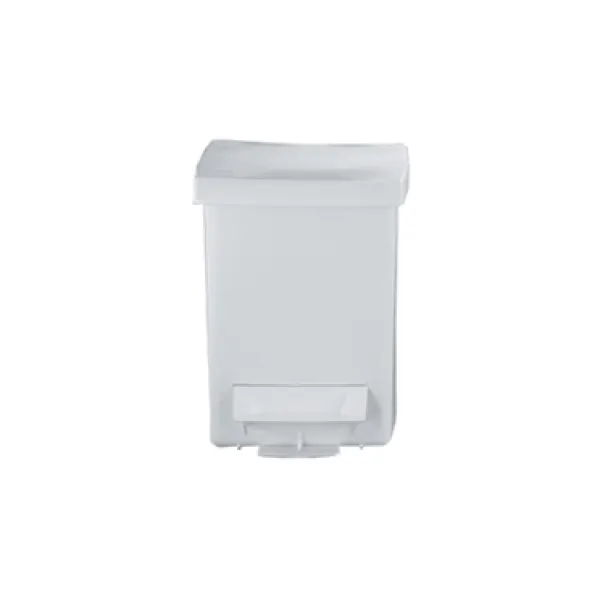 Bidone bagno pedale lt6 bianco