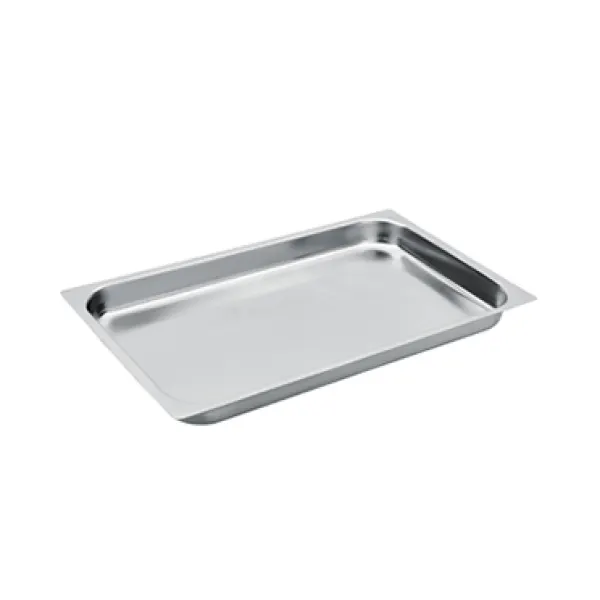 Teglia bordo liscio GN 1/1 cm53x32,5 h4