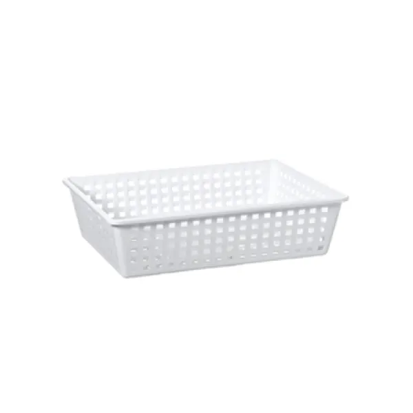 Cesta rettangolare forata 50x34x11