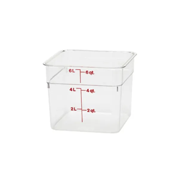 Cambro contenit.quadro lt.5,7