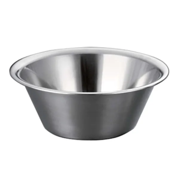 Insalatiera INOX conica bordata