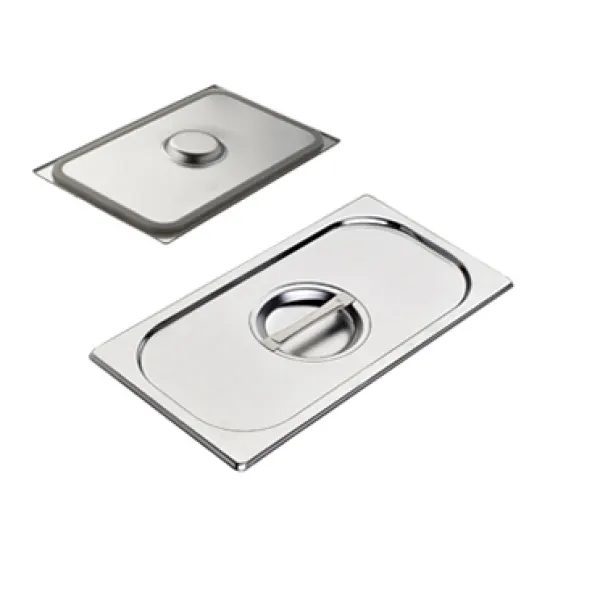 Coperchio INOX x vasca 1/3 c/guarn.