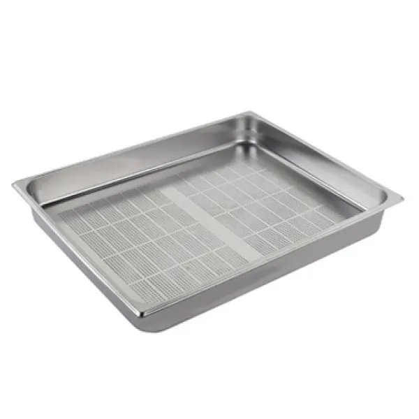 Vasca INOX 2/1 h100 forata tutta