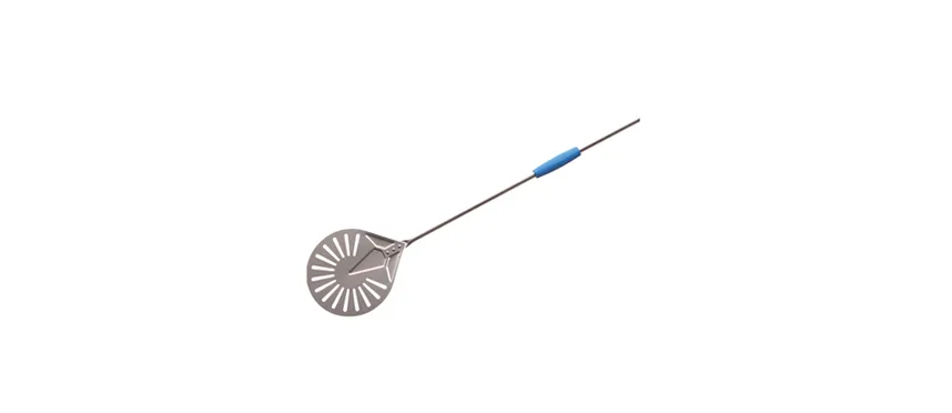 Pala pizza INOX tonda forata 20