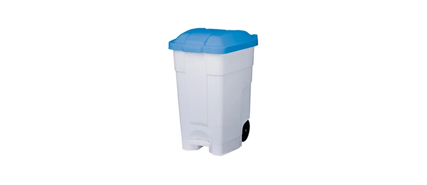 Bidone com.plas.lt.70 con piattino blu'