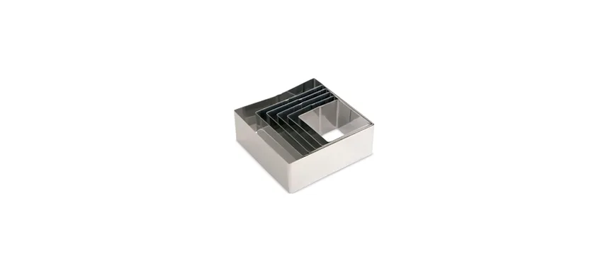 Anello conf.6 pz quadro INOX