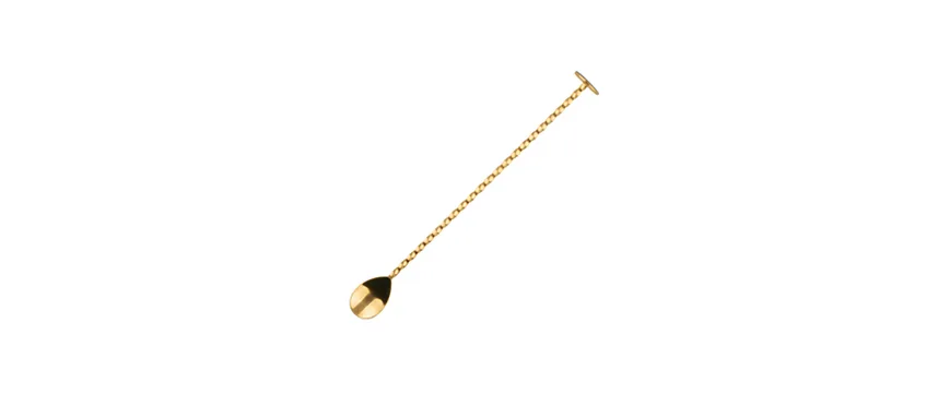 Cucchiaio mescolatore cm.28 oro