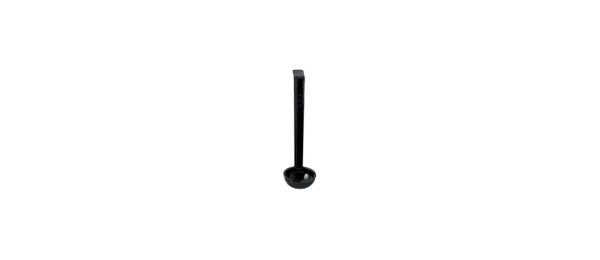 Mestolo polipropilene ml.25 cm.22 nero