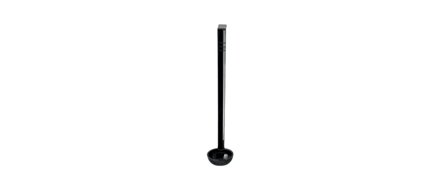 Mestolo polipropilene ml.30 cm.33 nero