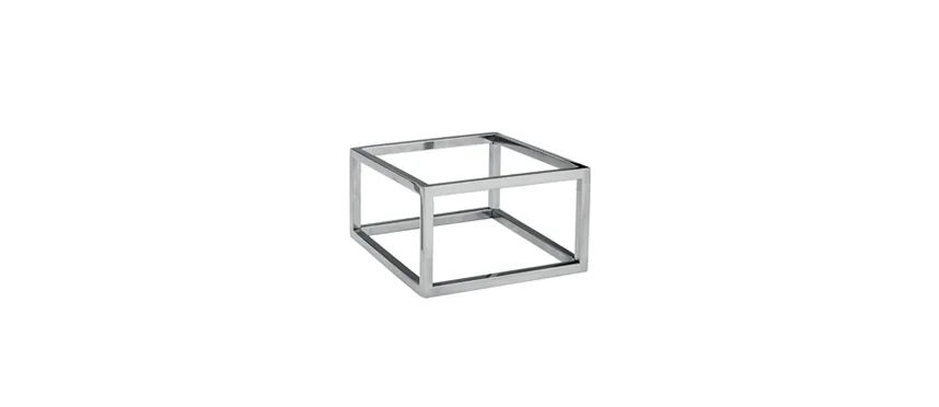 Alzata buffet INOX 18x18h12