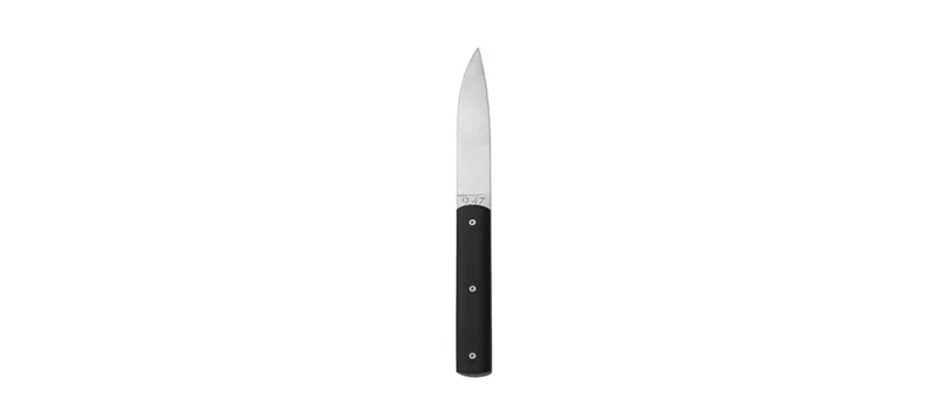 Conf.6 coltello bist.manico nero