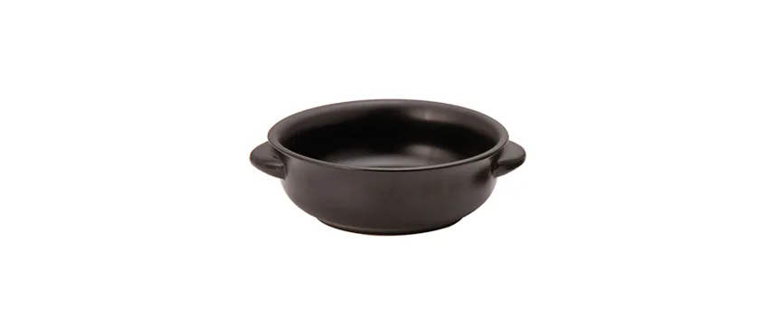 Tegame t.do nero matt con manico cm.17 st_40179