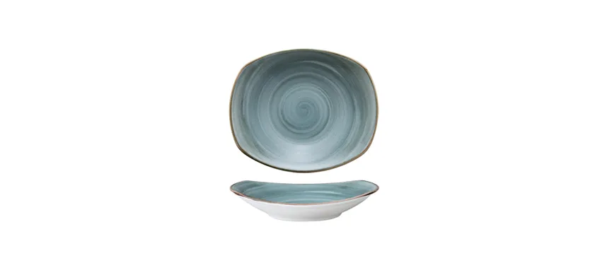 Artisan azul piatto fondo