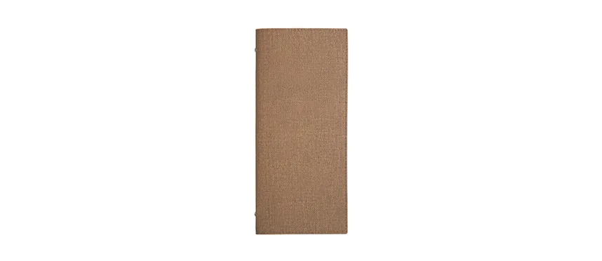 Portamenu'canapa cuoio 6 ante 14x32