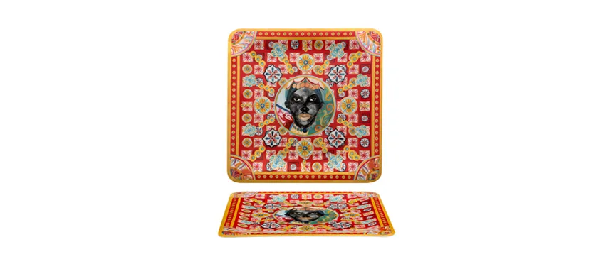 Caltagirone vass.quadro melamina 36x36