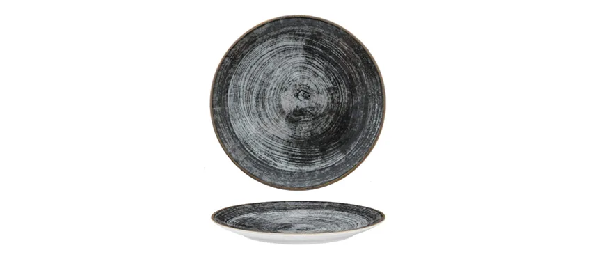 Black round piatto piano CM 28 siviglia