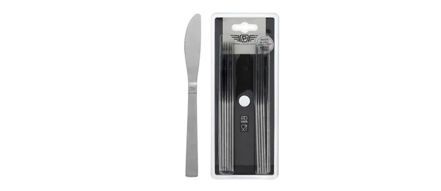 Conf.12 pz easy coltello tavola c/valva