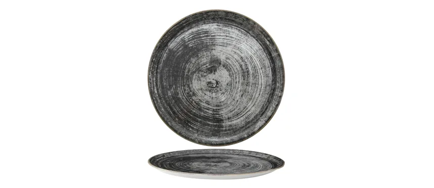 Black round piatto pizza 31 napoli