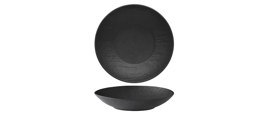 Erosion nero piatto gourmet 27