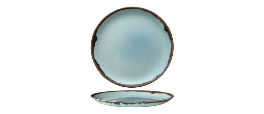 Dudson harvest turchese piatto piano 28,8
