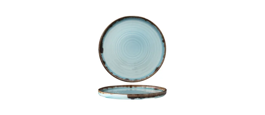 Dudson harvest turchese piatto piano impilabile 21,7
