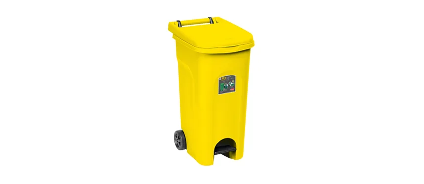 Bidone urban eco system lt.80 giallo