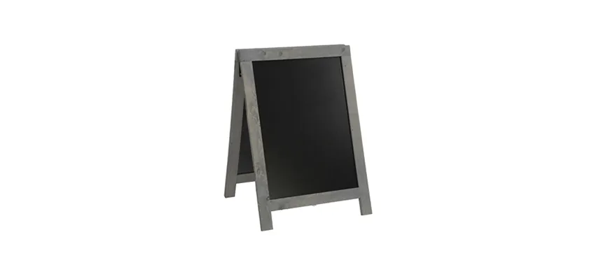 Lavagna bifacc.faggio grigia 55x55h80