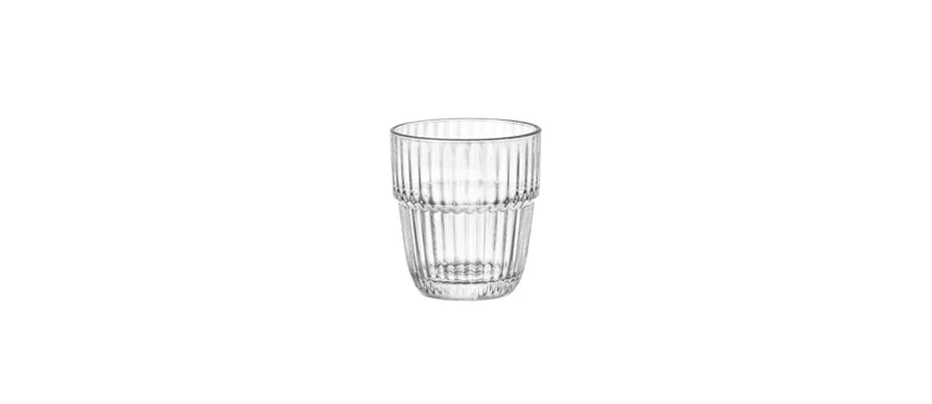 Barshine bicchiere temperato impilabile rocks 30,5