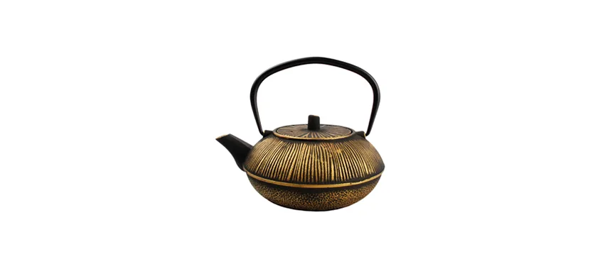 Stripes gold/black teiera