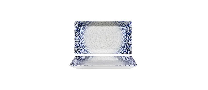 Alchimia blu vassoio rettangolare kimi 26x15