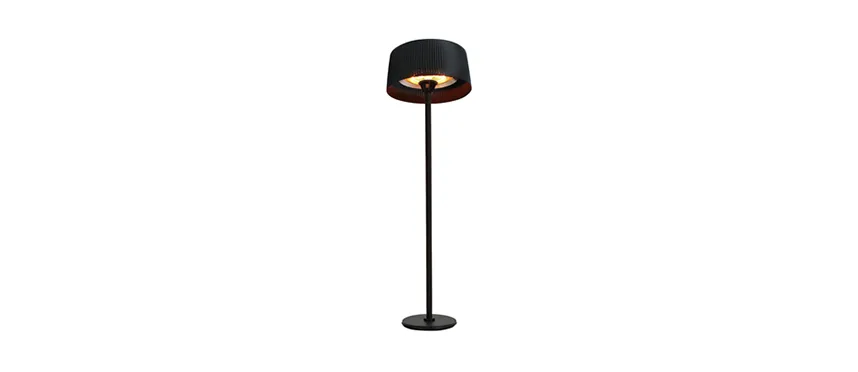 Modern lampada riscald.alog.nera v220 cm74 h