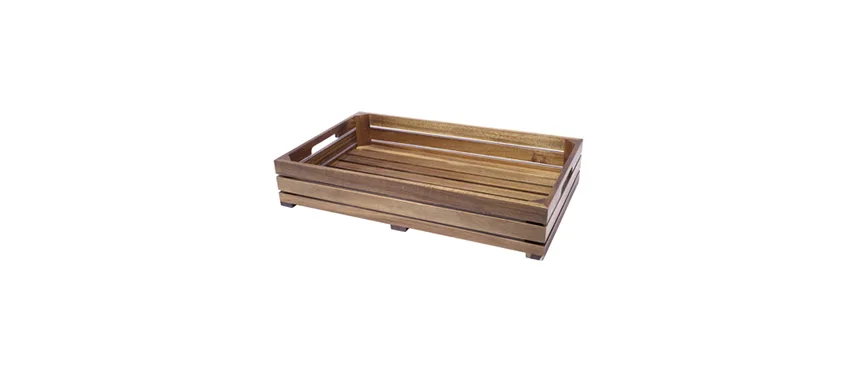 Buffet acacia cassetta listello GN 1/1
